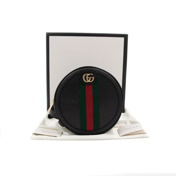 Gucci | Bags | Gucci 8384 Ophidia Mini Gg Round Leather  display picture 1